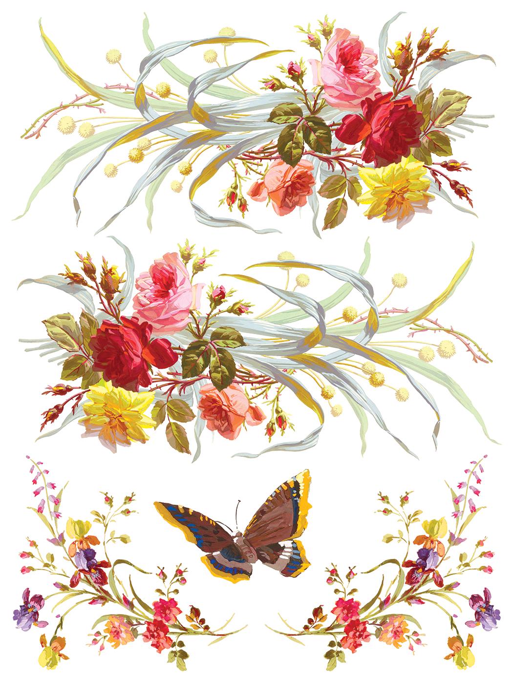 IOD Saint Germain Transfer pack Iron Orchid Designs NEW