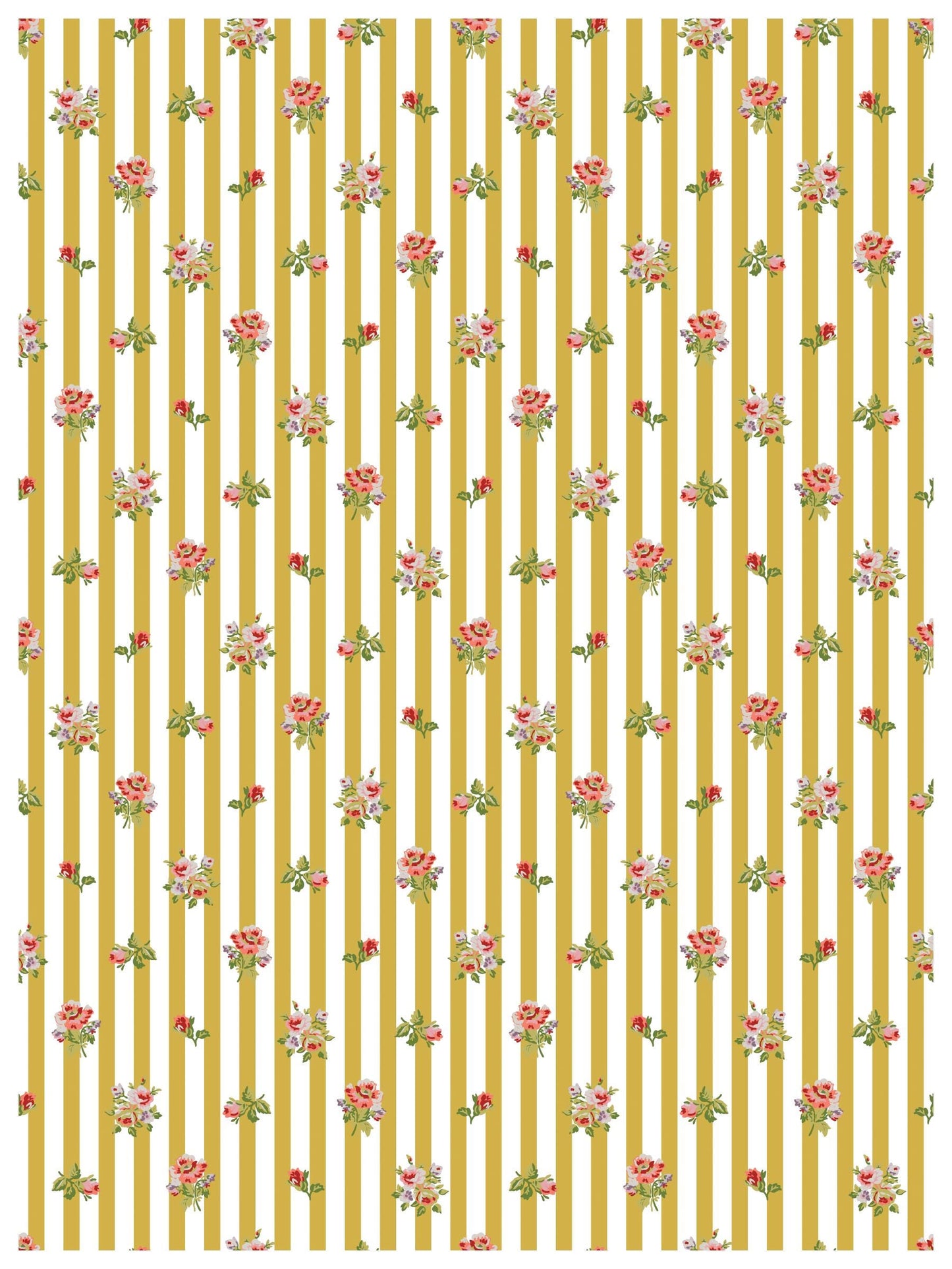 Ditsy Blooms Paint Inlay IOD NEW, Iron Orchid Designs, Vintage Wallpaper style