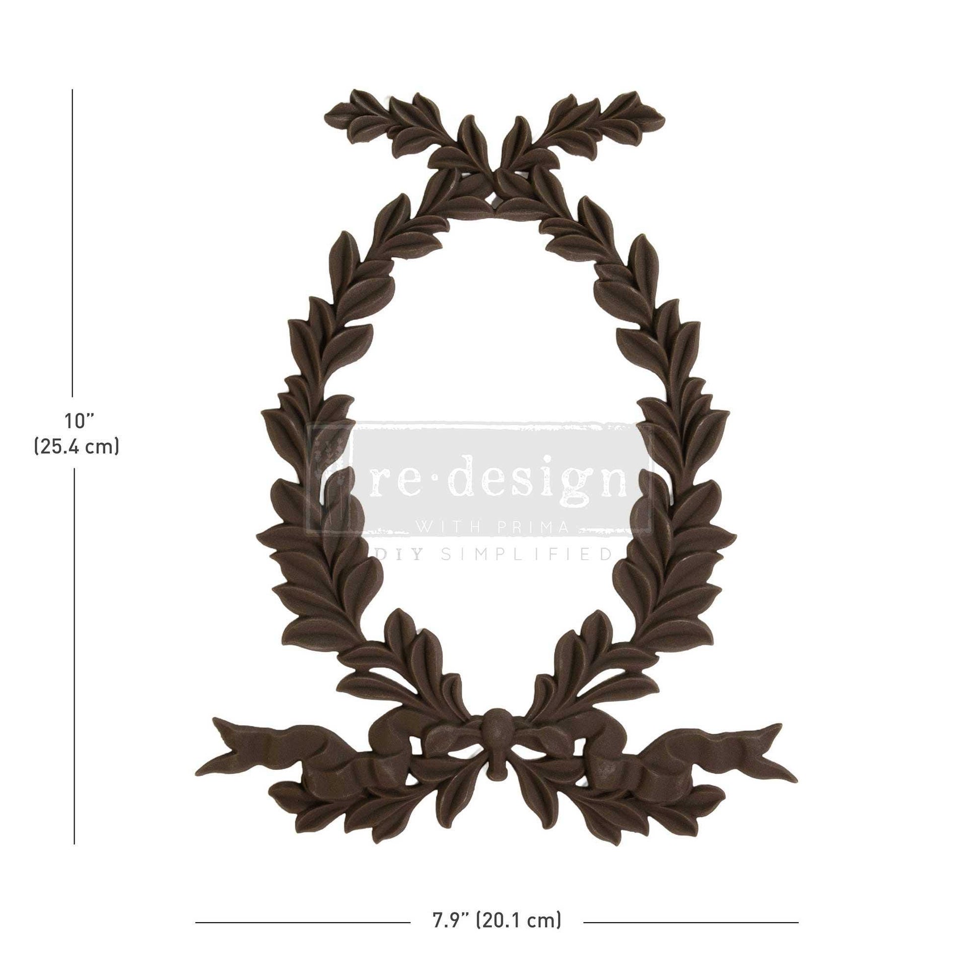 Delicate Motif, Decor Poly, Applique, Redesign with prima, 10" x 7.9" x 0.26"