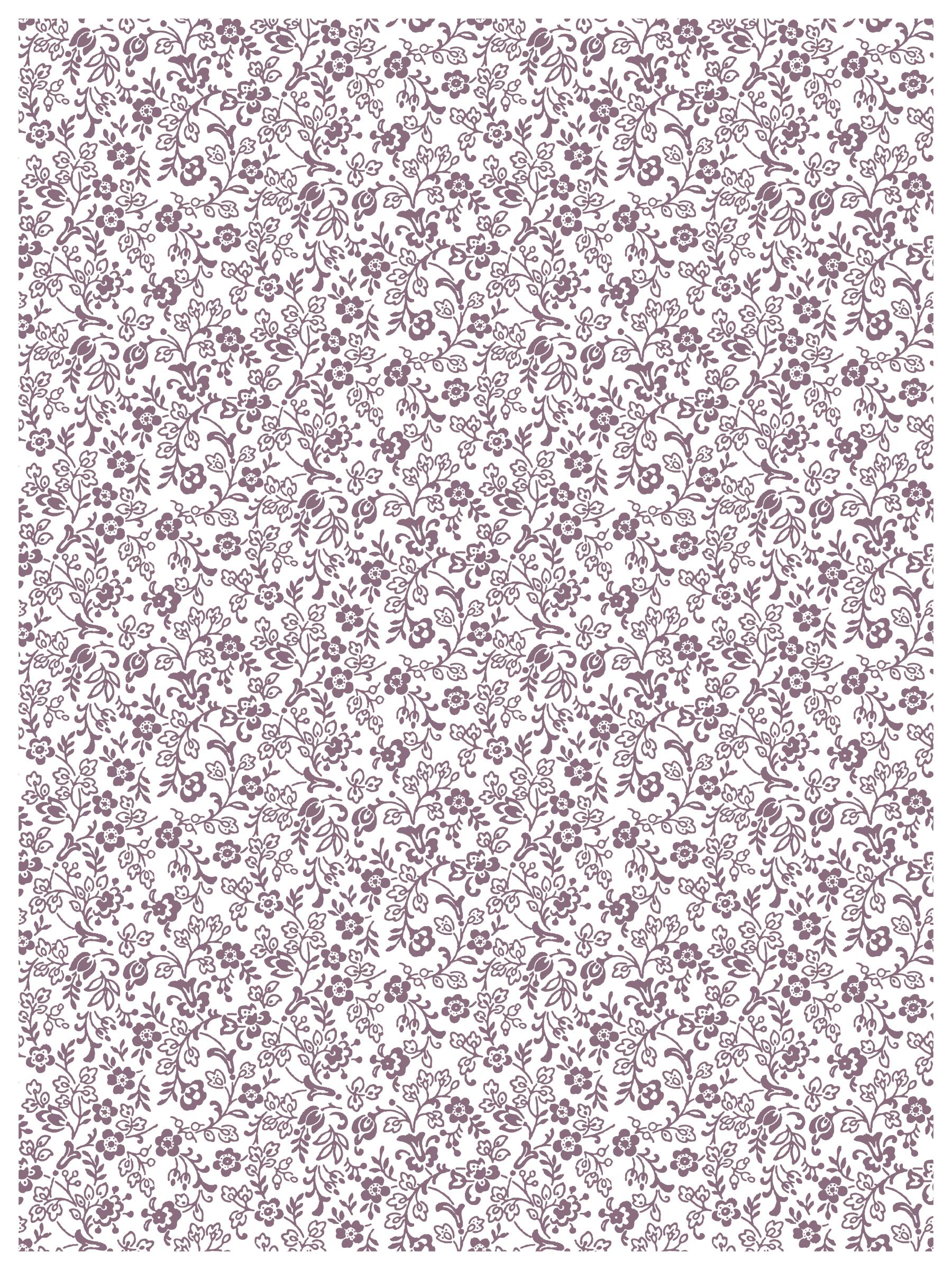 Ditsy Blooms Paint Inlay IOD NEW, Iron Orchid Designs, Vintage Wallpaper style