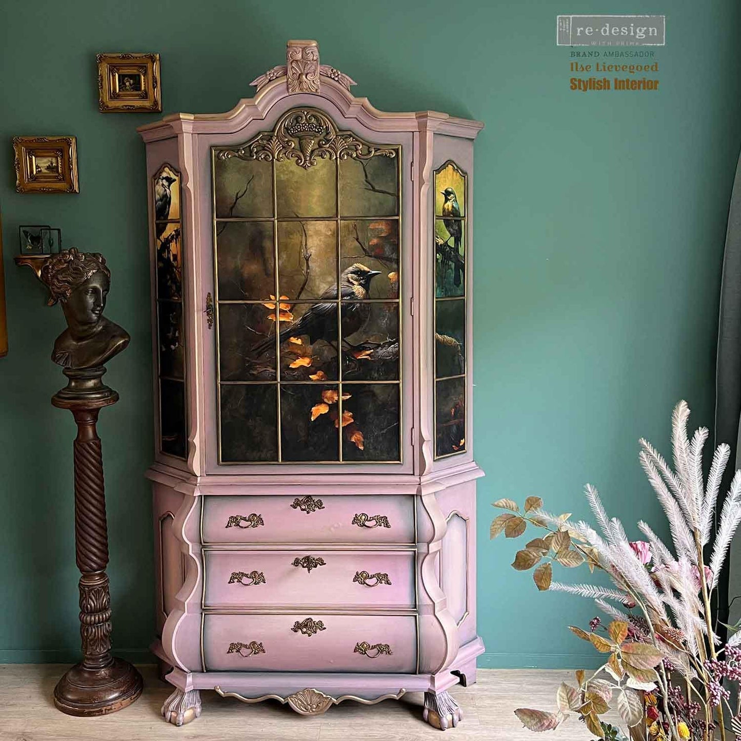 Avian Dreamscape, Decoupage Fiber Pack, 3 sheets, ReDesign With Prima, Furniture Upcycling DIY Decor Decoupage Birds