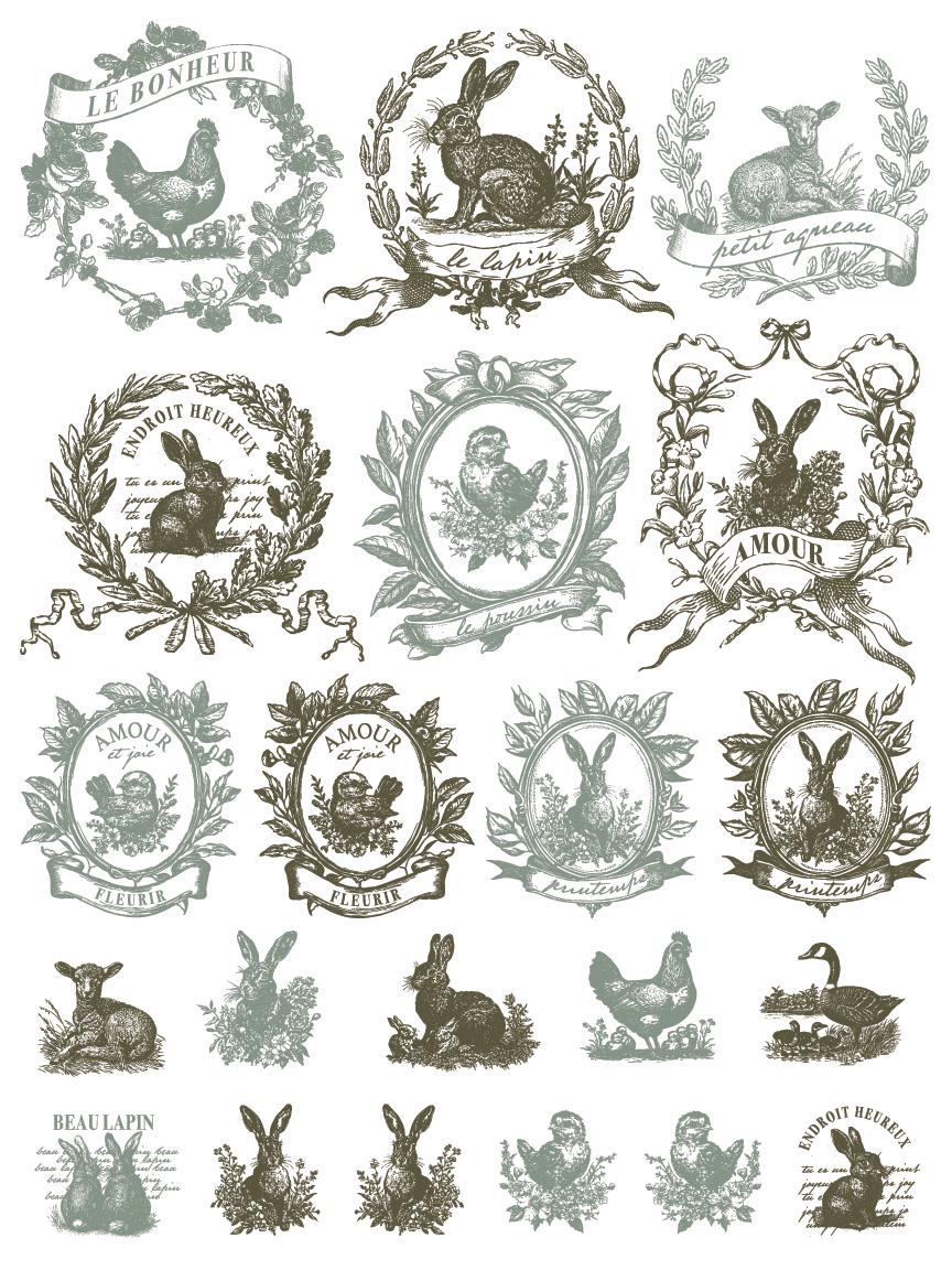 Spring Melody Paint Inlay IOD, Iron Orchid Designs