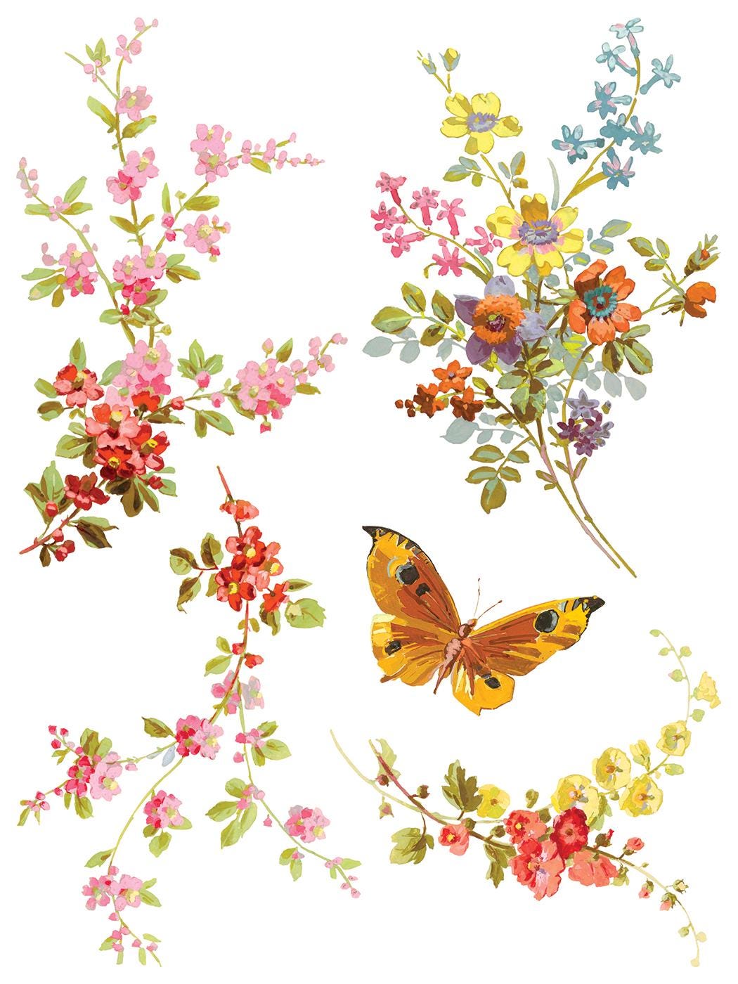 IOD Saint Germain Transfer pack Iron Orchid Designs NEW