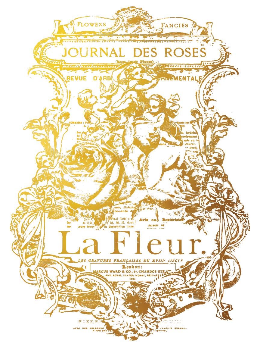 IOD Gilded Curated Signage Gold Foil Transfer pack Iron Orchid Designs