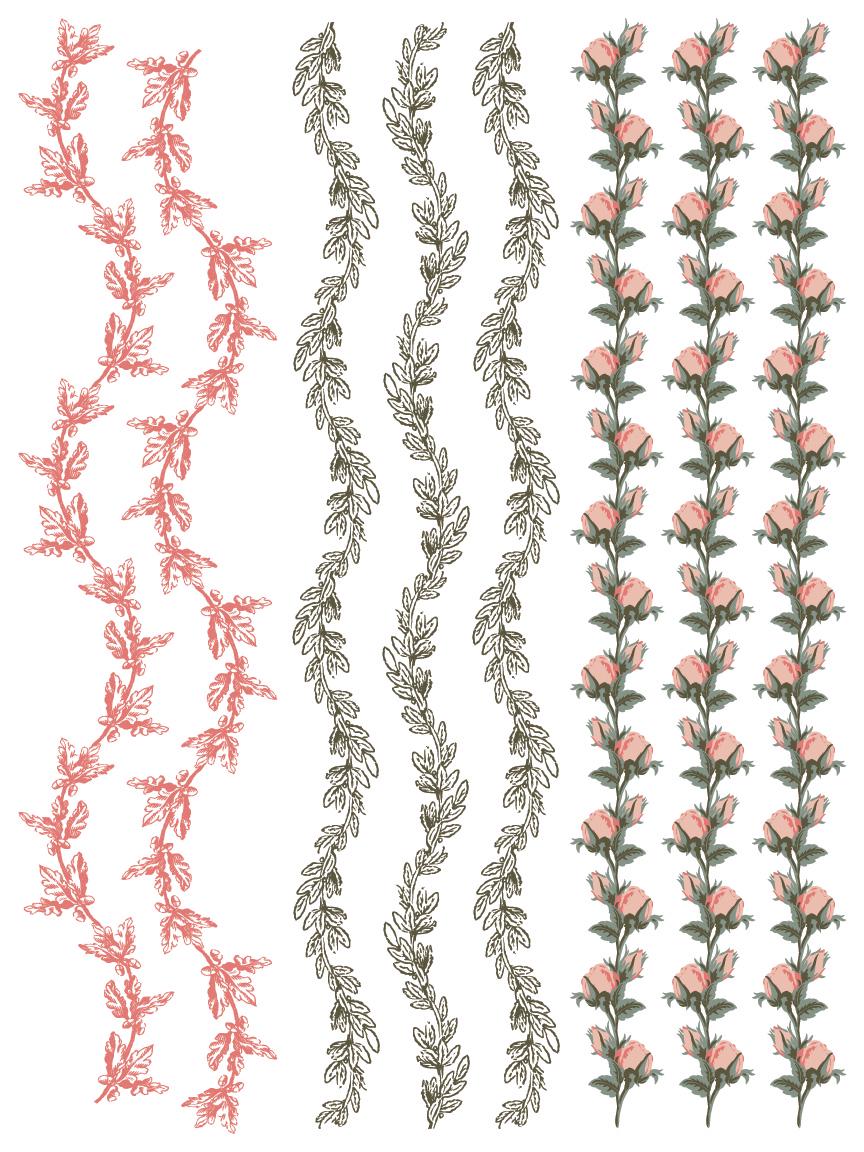 Spring Melody Paint Inlay IOD, Iron Orchid Designs