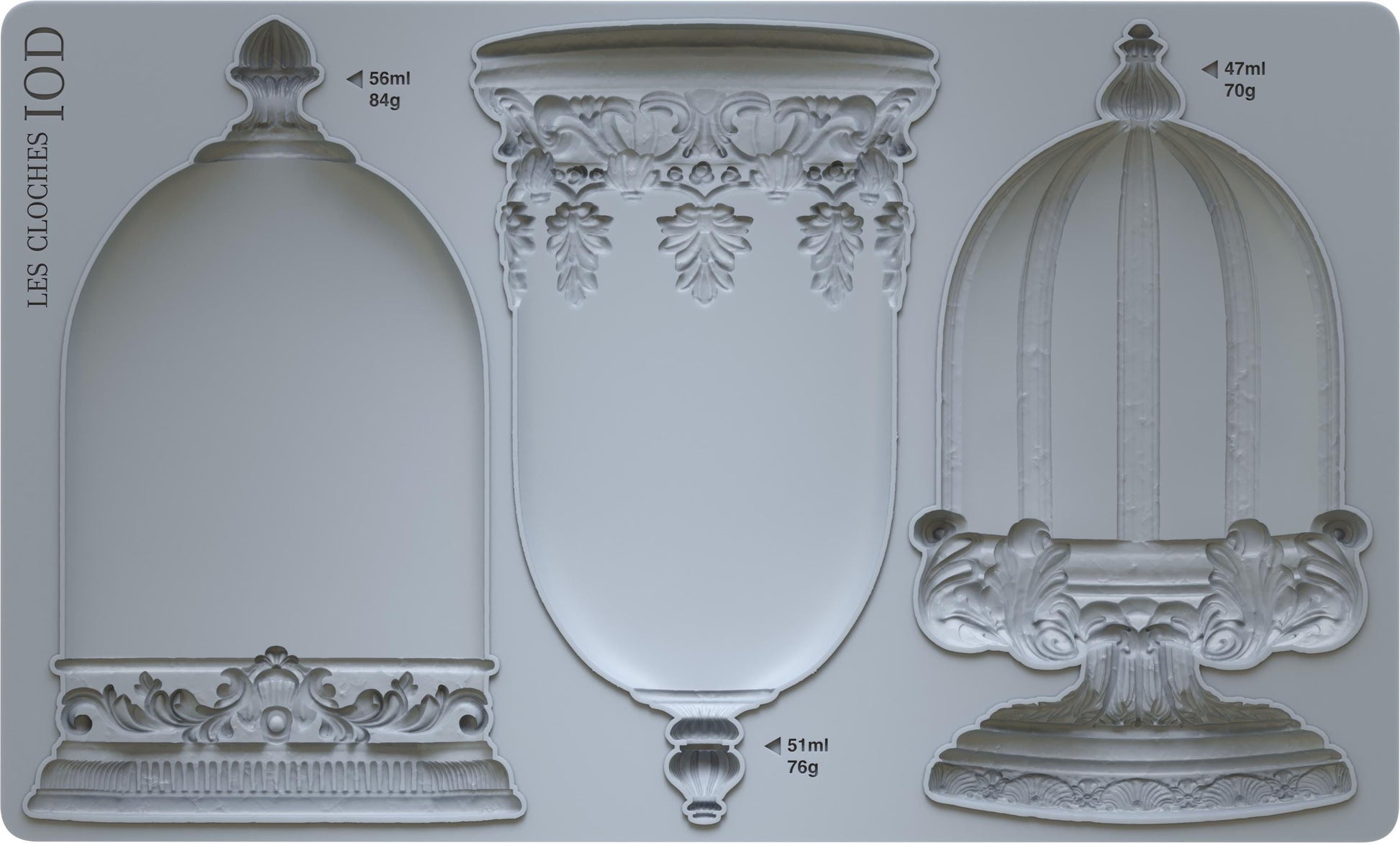 Les Cloches Mould IOD, Iron Orchid Designs Mold