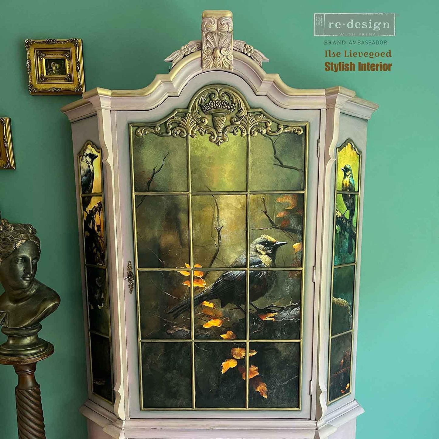 Avian Dreamscape, Decoupage Fiber Pack, 3 sheets, ReDesign With Prima, Furniture Upcycling DIY Decor Decoupage Birds