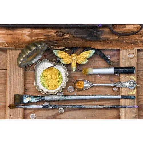 Honey Matte Wax Art Alchemy, Finnabair, Redesign with Prima, Mixed Media Art