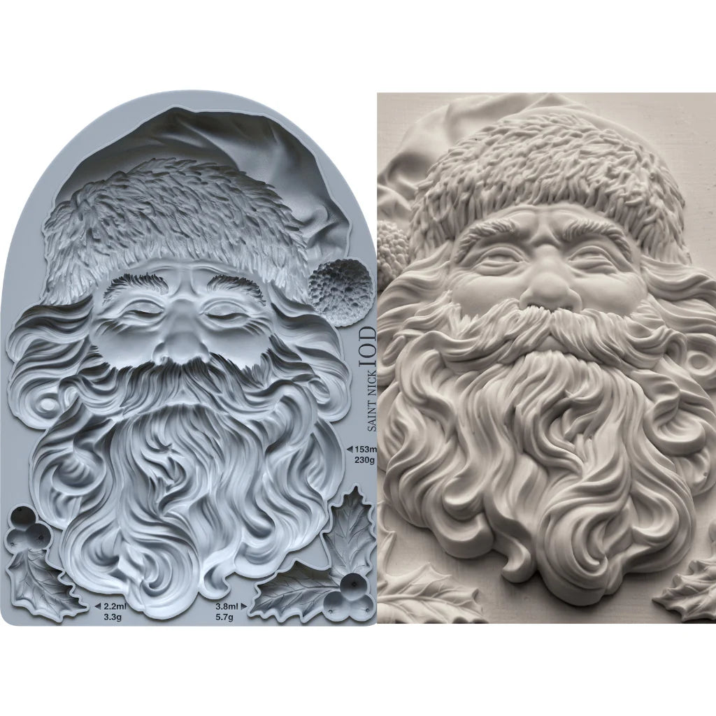 Saint Nick 5x7 IOD Mould