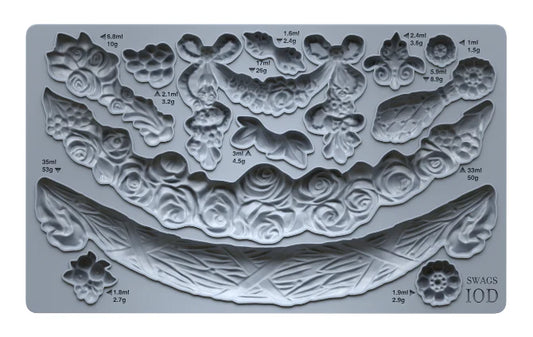 Swags 6X10 IOD Mould