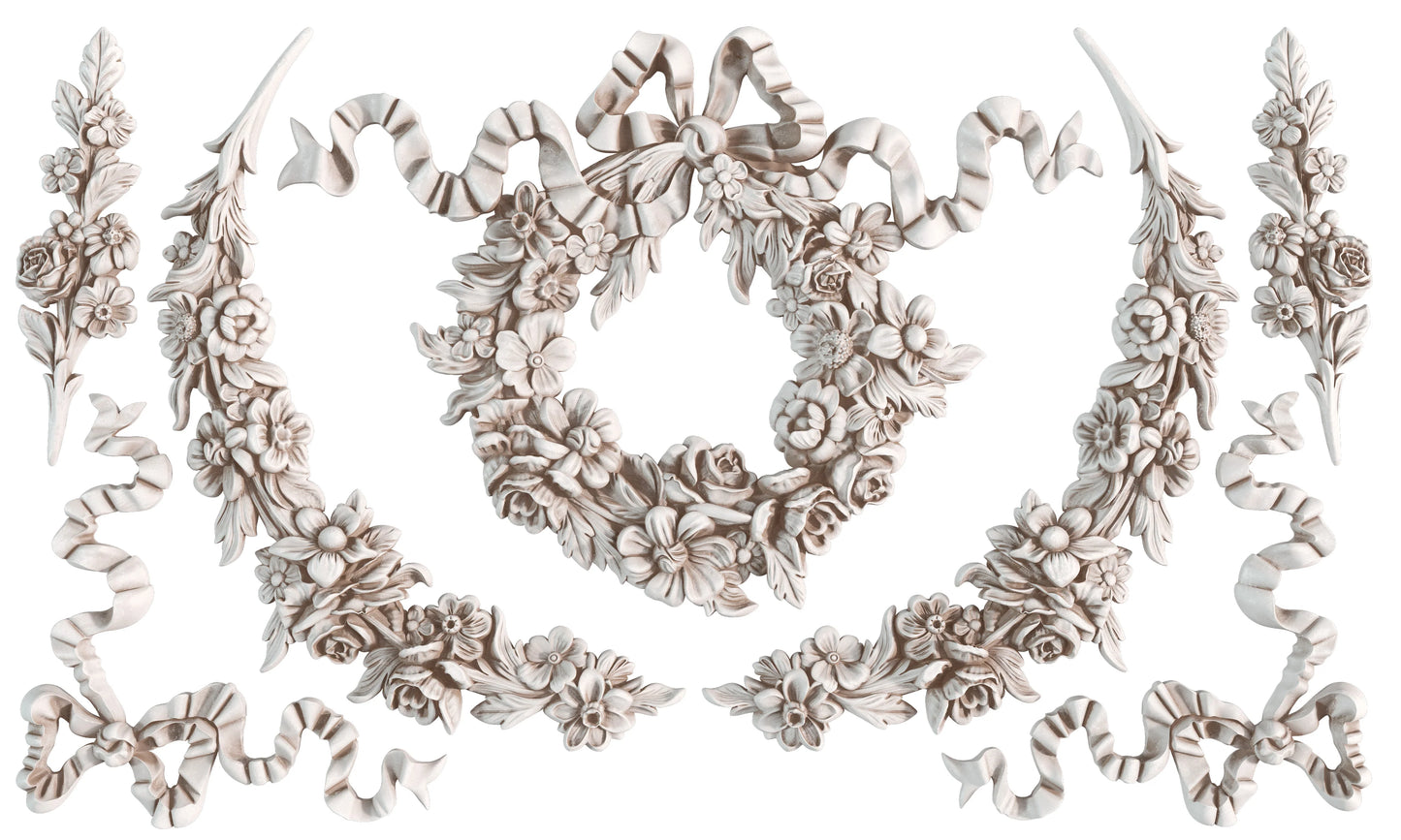 Wreath & Swags 6x10 IOD Mould