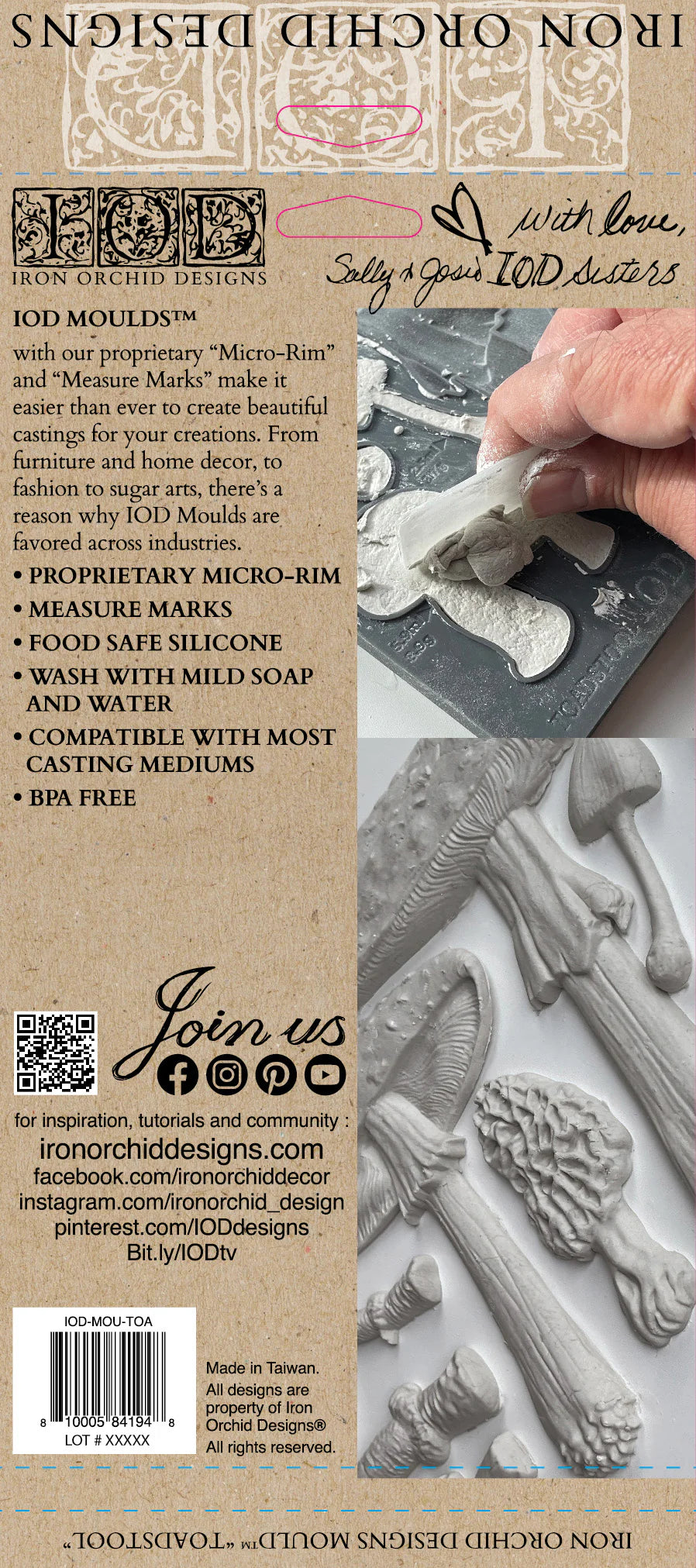 Toadstool 6X10 IOD Mould