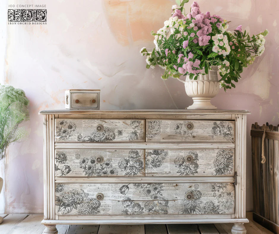 Garden Bouquet 12x12 IOD Stamp™